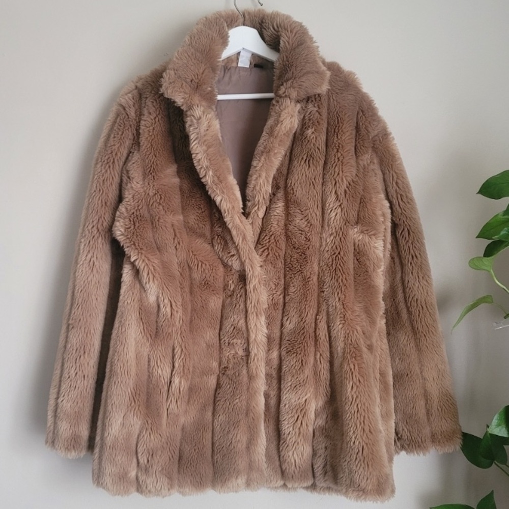 Suzy Shier Faux Fur Coat